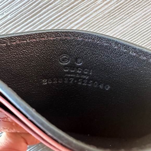 NEW Gucci Soft Pink Guccisima Card Holder - Picture 6 of 7